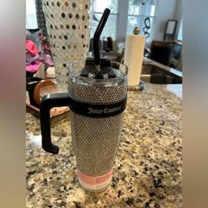 Juicy Couture Rhinestone Bling Cup 48oz NEW!